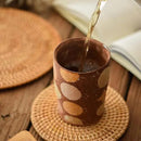 Suporte Copo Rattan Taipei de 6 peças + suporte - Cazehn