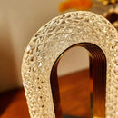 Luminária Mesa LED Cristal Luxo 3 Tons Touch - Cazehn