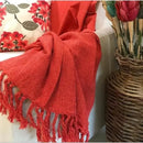 Manta Cobre Colcha Cama Sofá Peseira Algodão Com Franja Cartier - Cazehn