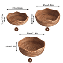 Cesto Artesanal em Rattan Bali - Cazehn