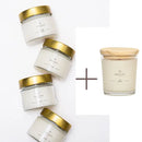 Vela Aromática White Roses Candles - Cazehn - 140g